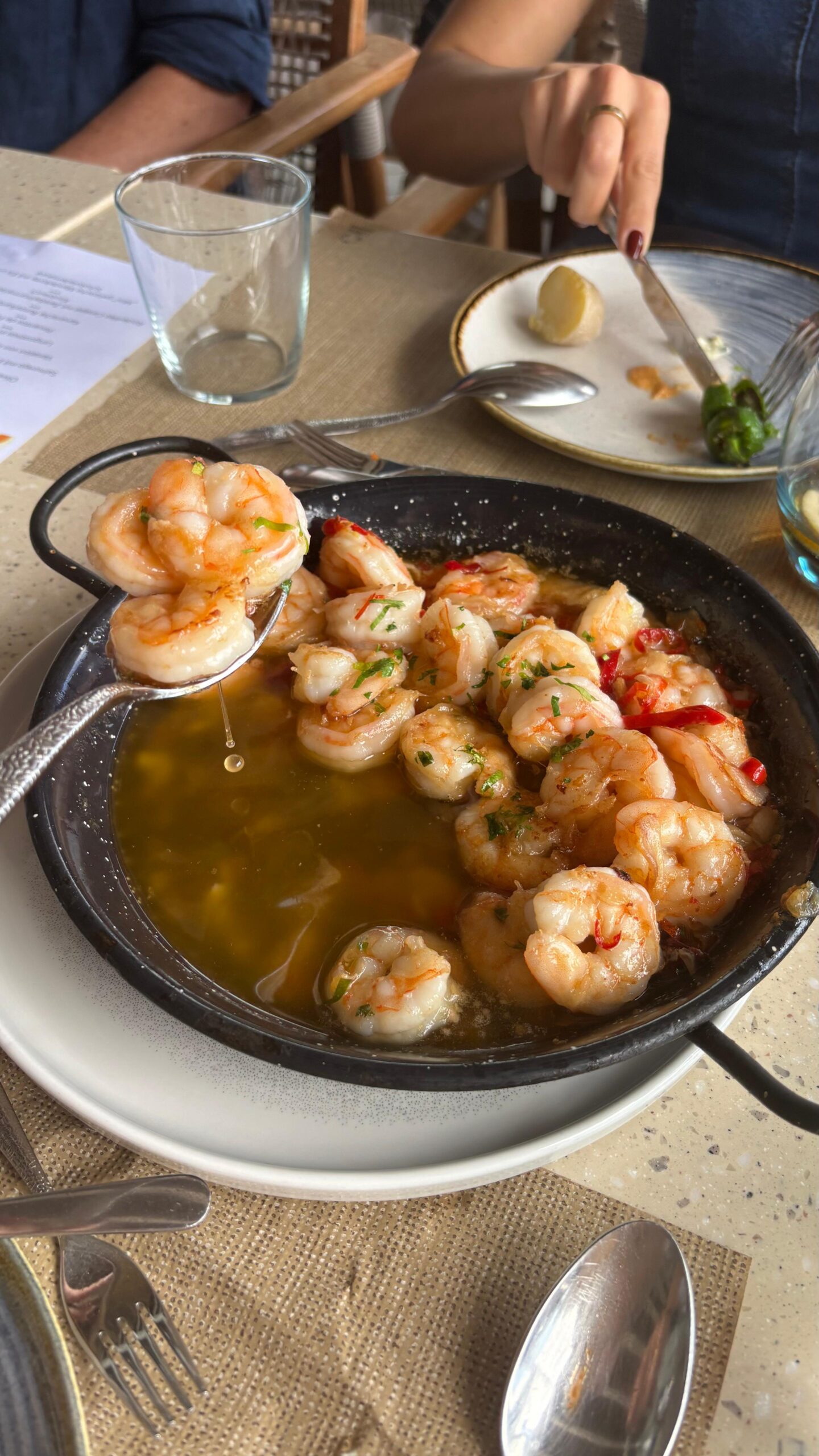 Gambas al Ajillo beim Tapasabend im Aldiana Club Fuerteventura