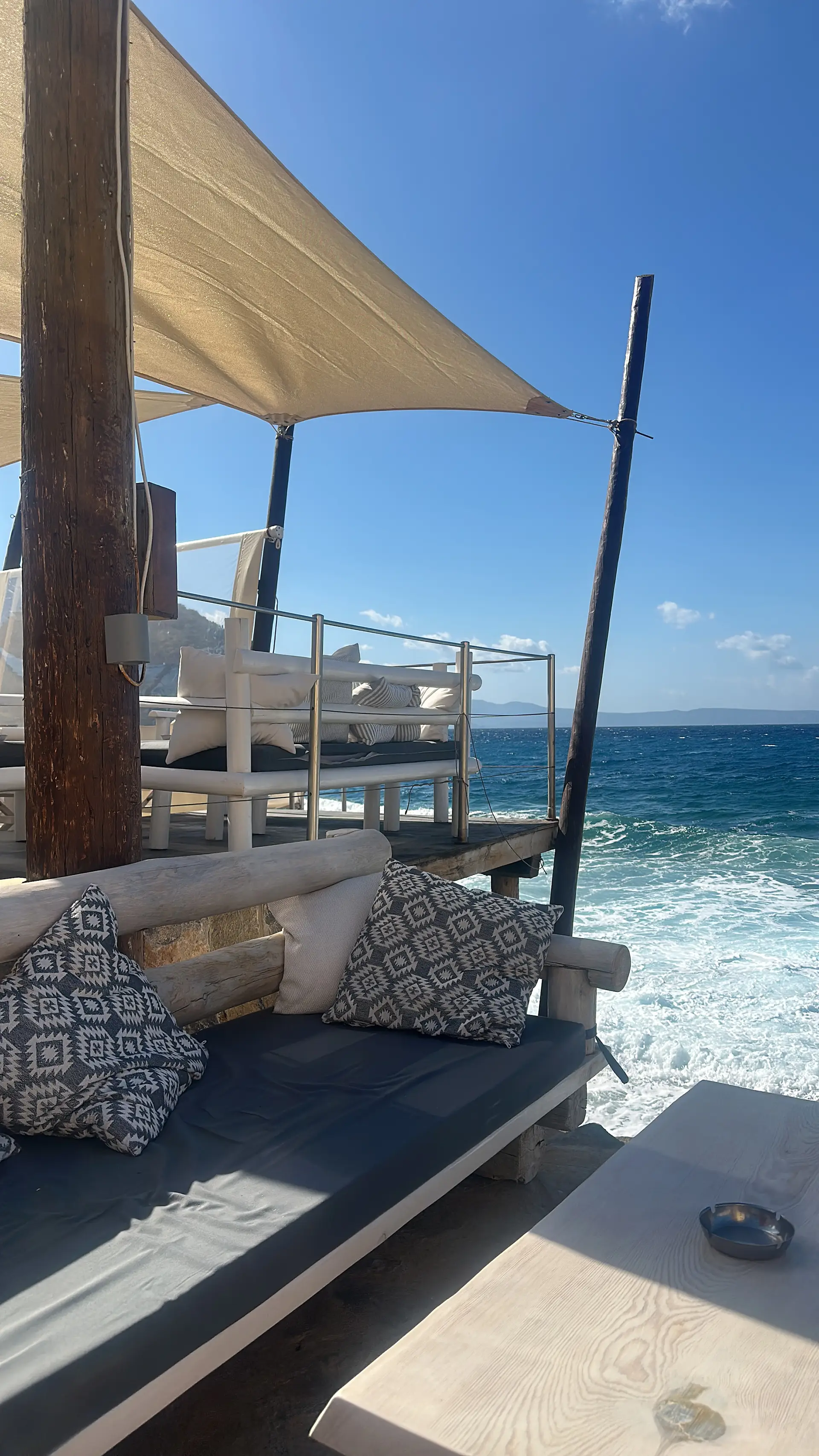 Reisebericht Palmenstrand Vai Kreta mit Meerblick-Lounge im Robinson Ierapetra auf Ostkreta