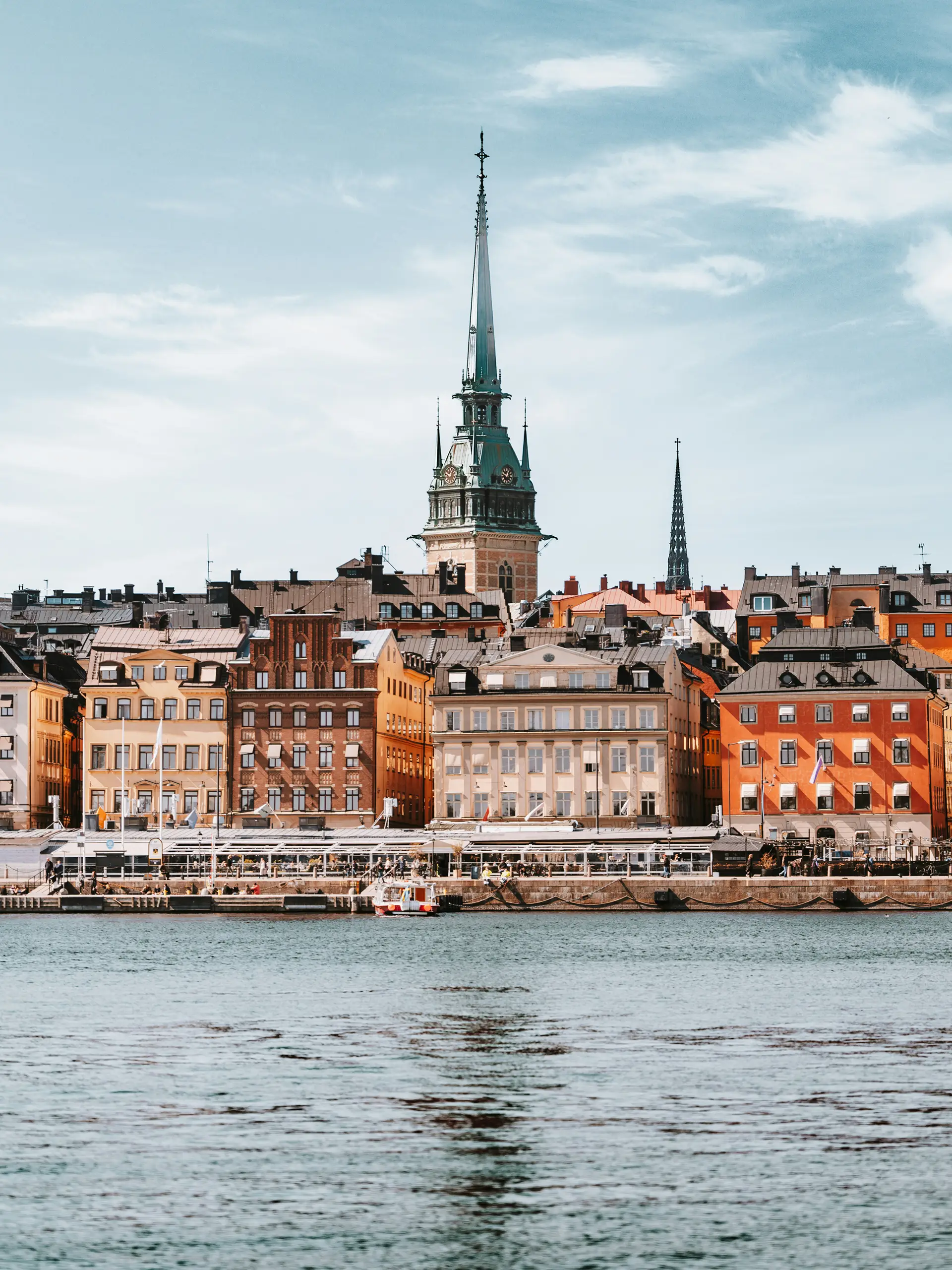 Stockholm Reisebericht: Gamla Stan - Häuser am Ufer